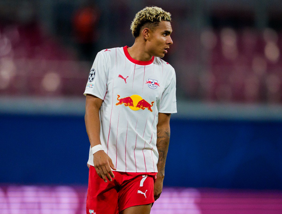 Antonio Nusa of RB Leipzig