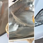 Car owner demonstrates simple hack for cleaning frustratingly foggy headlights at home: 'I have to try this'