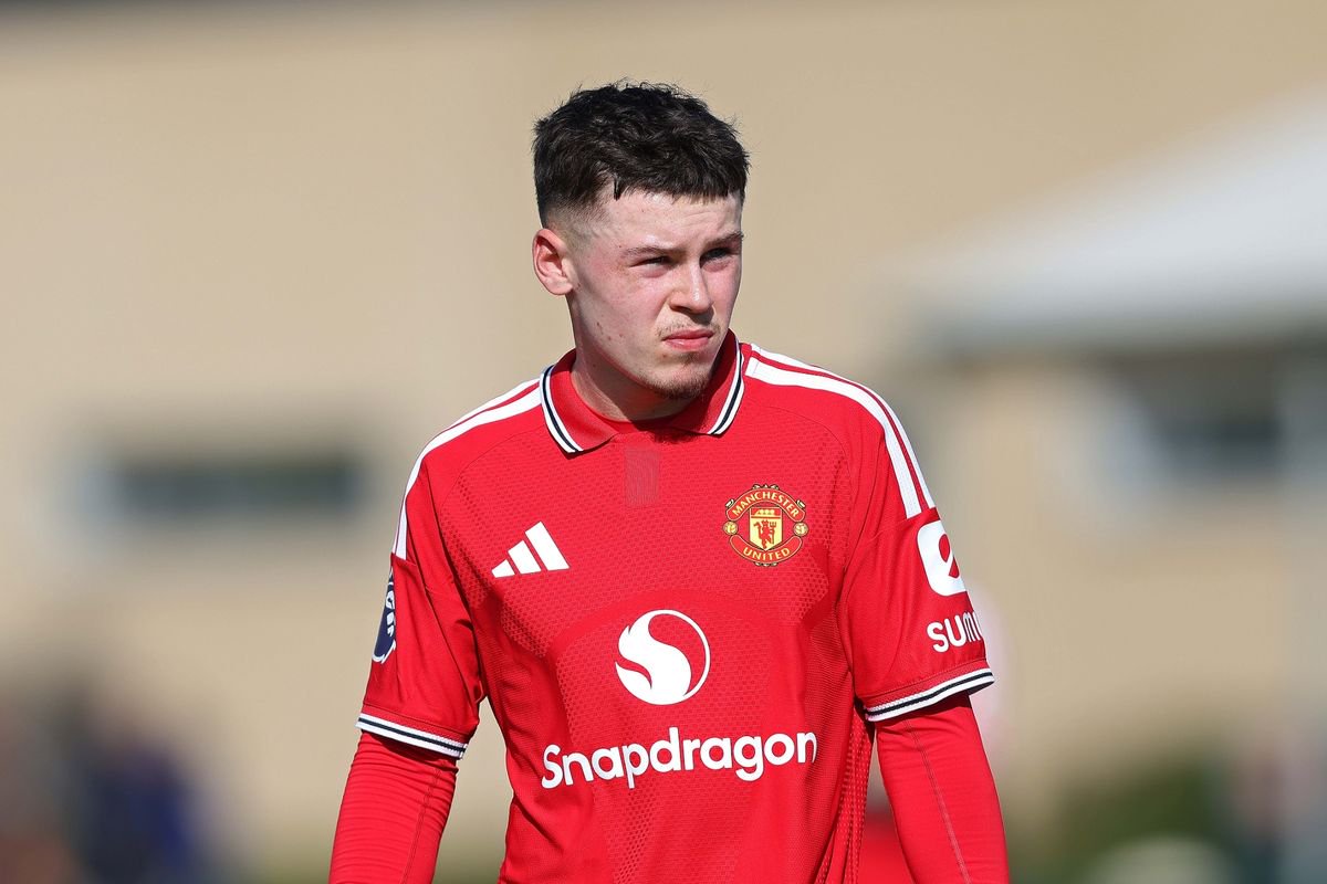 Kai Rooney with Man United U18s