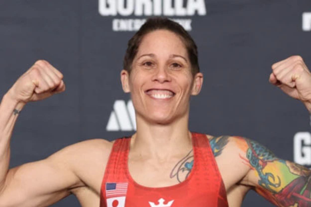 Liz Carmouche shaved her head to successfully make weight for her world title fight in Chicago on Friday