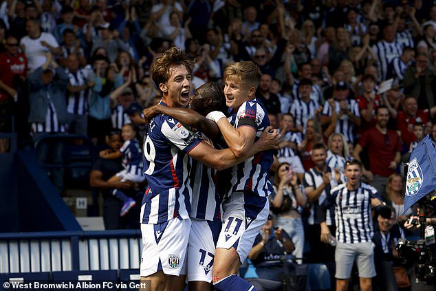 He is one of a number of talented youngsters in the Baggies squad, alongside the likes of Jimmy-Jay Morgan (right)