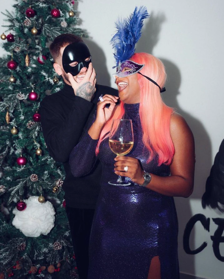 DJ Cuppy shares lovely photos from her New Year's day celebration in Dubai with her fiancée Ryan Taylor