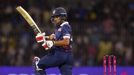 Saiteja Mukkamalla played a brilliant knock of 79 runs setting stage for the later US batters.(Lakshmi)