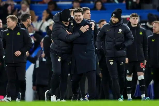 Mauricio Pochettino of Chelsea after his sides 4-2 penalty shoot-out win during the Carabao Cup Quarter Final match between Chelsea and Newcastle United