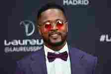 Patrice Evra attends the red carpet at the 2024 Laureus World Sport Awards Madrid at Palacio De Cibeles on April 22, 2024 in Madrid, Spain.