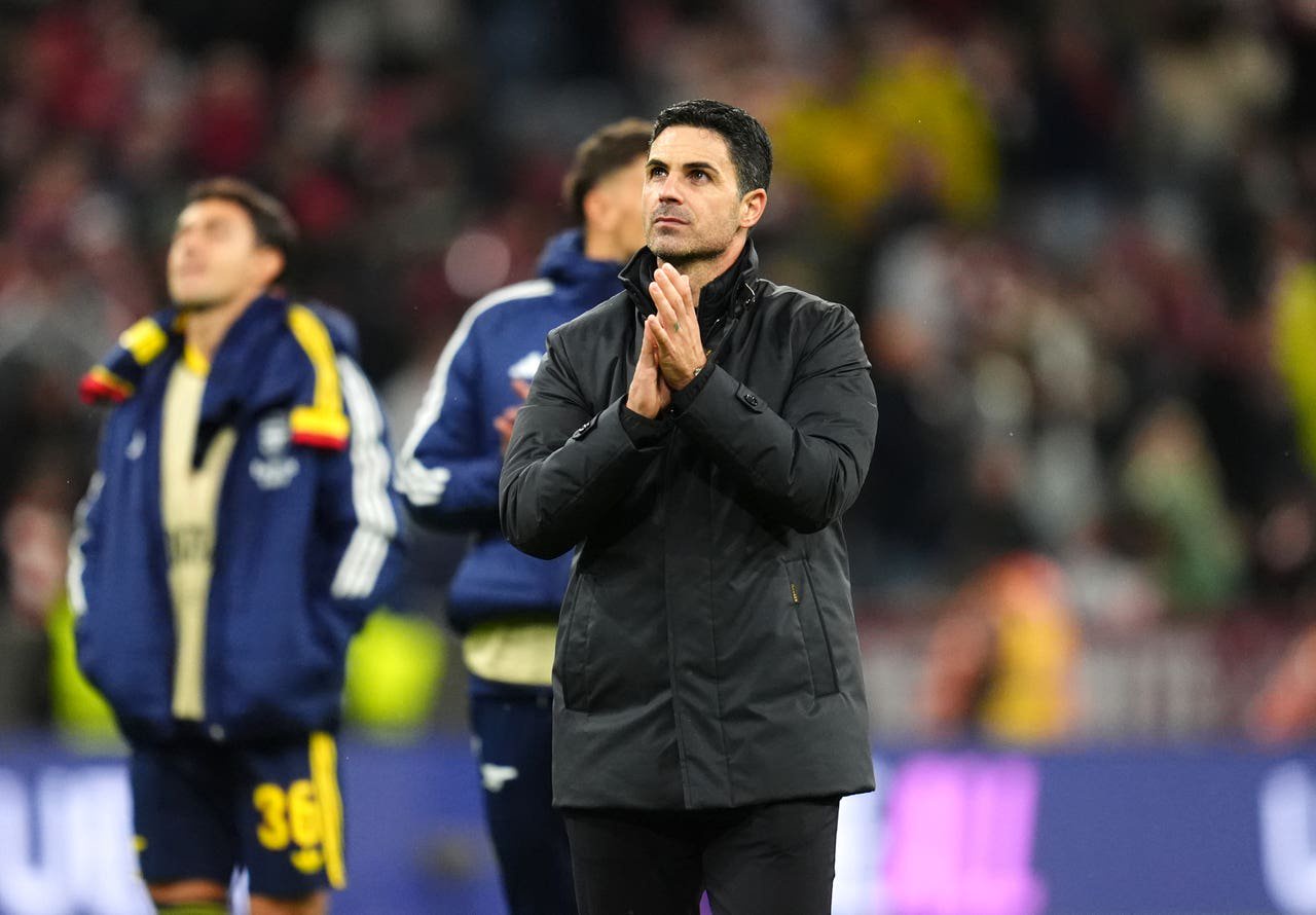 Mikel Arteta is waiting on news on Saka's injury