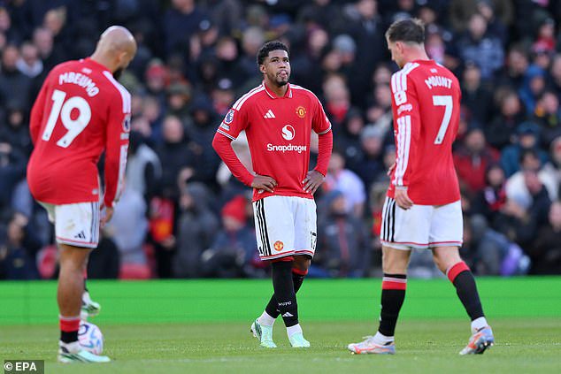 Manchester United were hammered 3-0 at home by Bournemouth on another dismal day