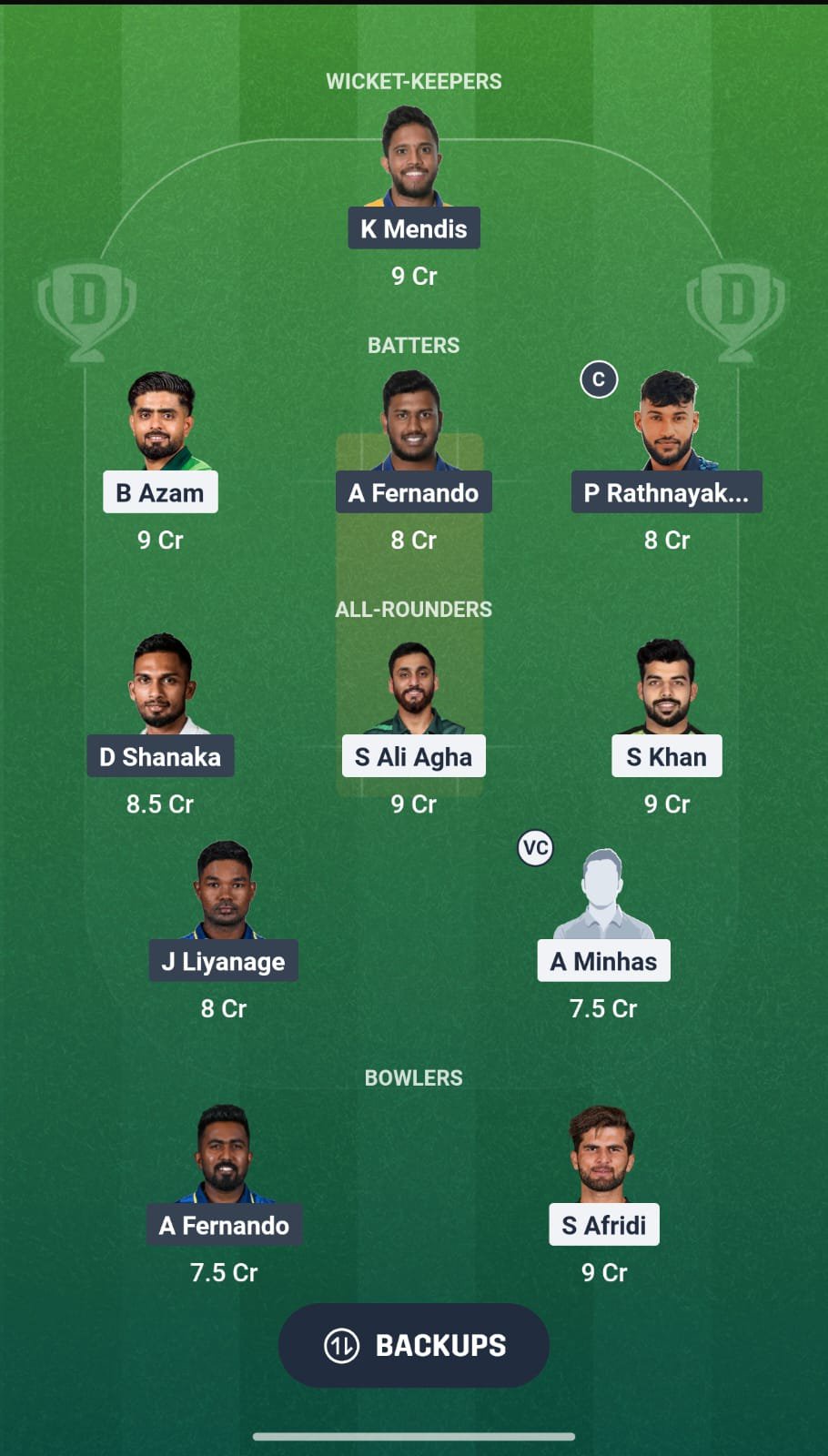 PAK Vs SL