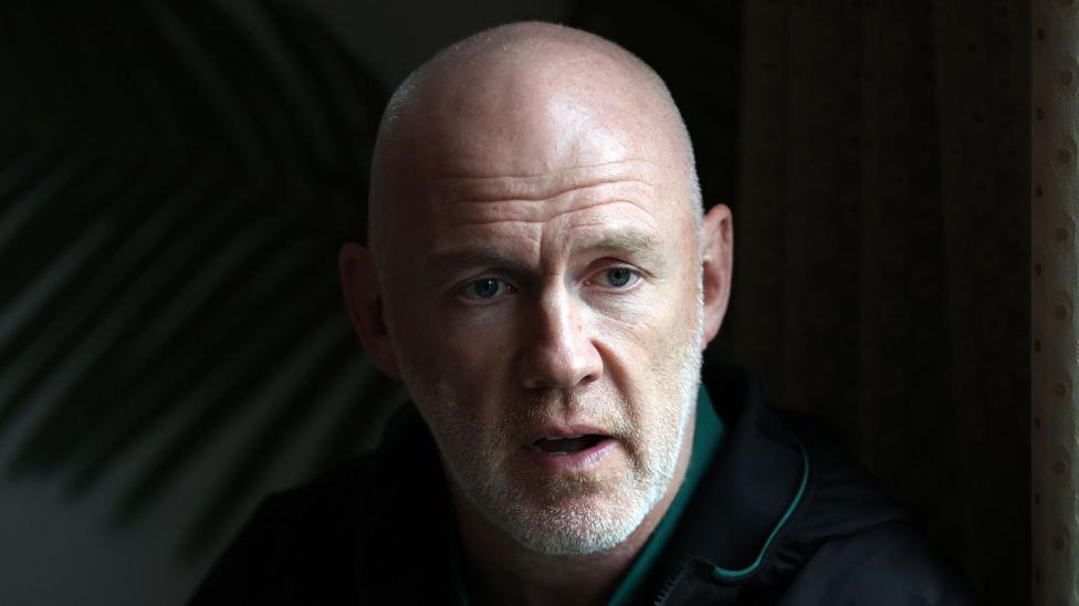 Steve Tandy at a Wales press conference
