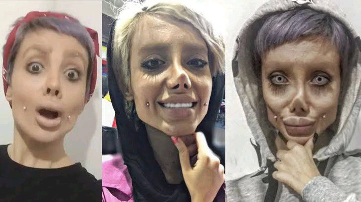 A beautiful woman turns into a zombie after undergoing surgery to change her looks. 3