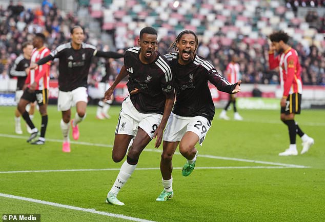 Alexander Isak celebrated his return from injury with a goal (Adam Davy/PA)