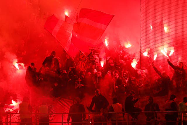 Lens fans have been banned from attending two Champions League away matches