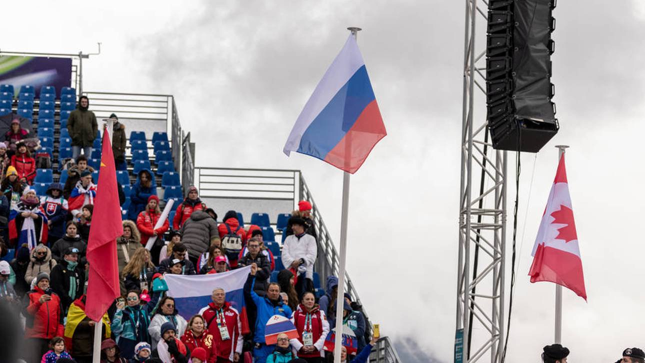Russische Flaggen sind im Wintersport weiterhin nicht erlaubt