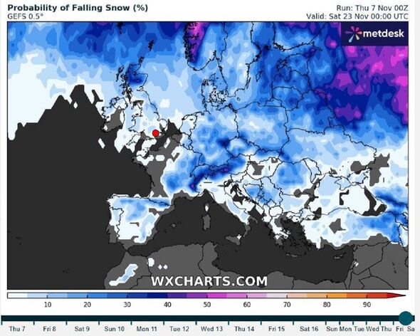 a forecast weather map