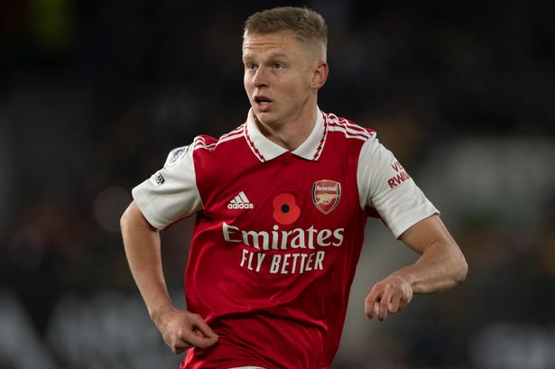 Arsenal full-back Oleksandr Zinchenko