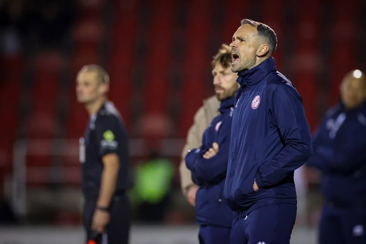 Craig Ross and Jake Hyde will take Woking to Boreham Wood in the FA Cup (Photo: Phil Fiddes)