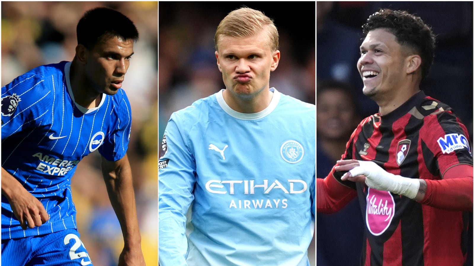 Diego Gomez, Erling Haaland and Evanilson caught the eye (Peter Tarry/Martin Rickett/Andrew Matthews/PA(