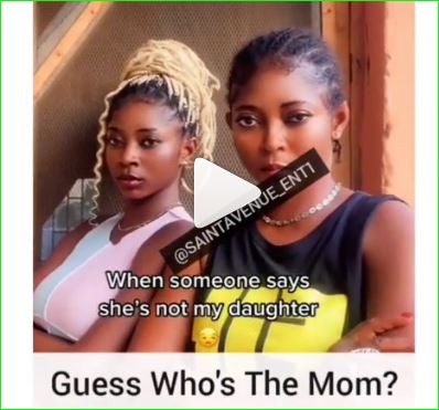 Who is the mother and who is the daughter? Netizens confused over a video of a mother and daughter (video)