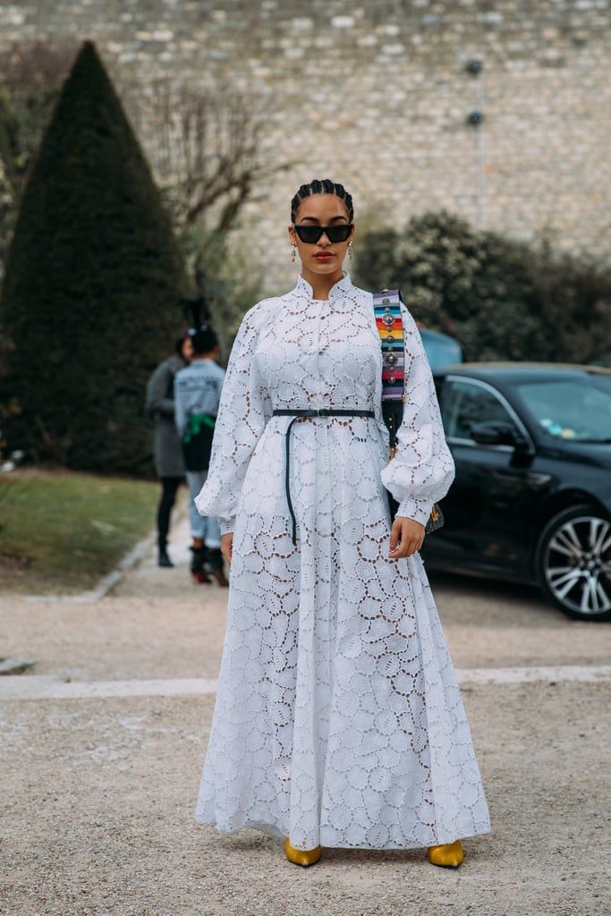 White Lace Bubu Gowns Styles