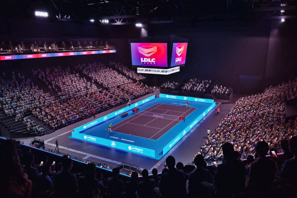 La LDLC Arena va accueillir le tournoi de tennis ATP 250 Grand Prix Auvergne-Rhône-Alpes en octobre.