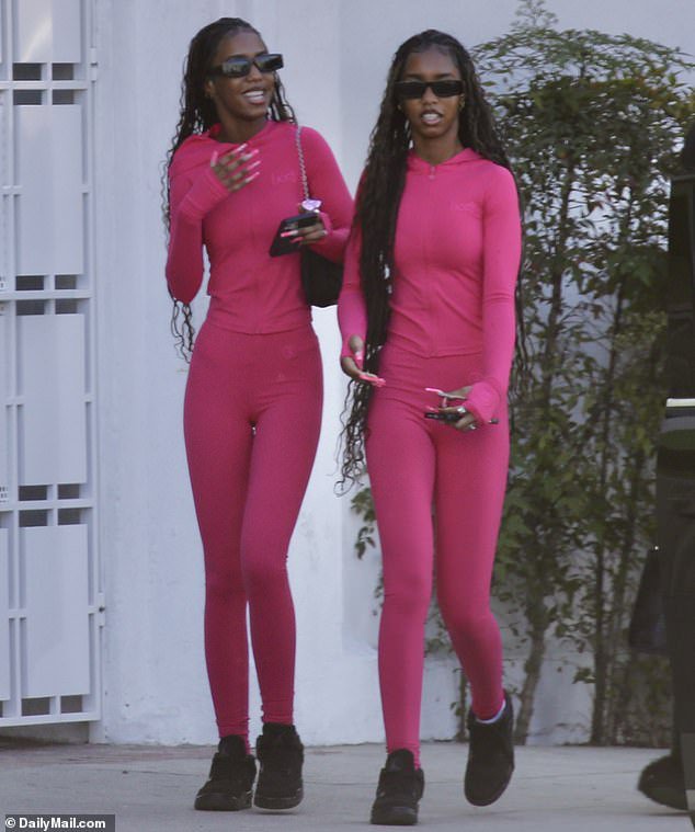 D'Lila and Jessie were seen attending a church service before stopping by a boutique to pick up a few items