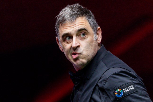 SHENZHEN, CHINA - SEPTEMBER 28: Ronnie O'Sullivan of England reacts during the WST Shenzhen Open 2026 Day 1 the round two match against Jun Jiang of China on September 28, 2026 in Shenzhen, China. (Photo by Yu Chun Christopher Wong/Eurasia Sport Images/Getty Images)