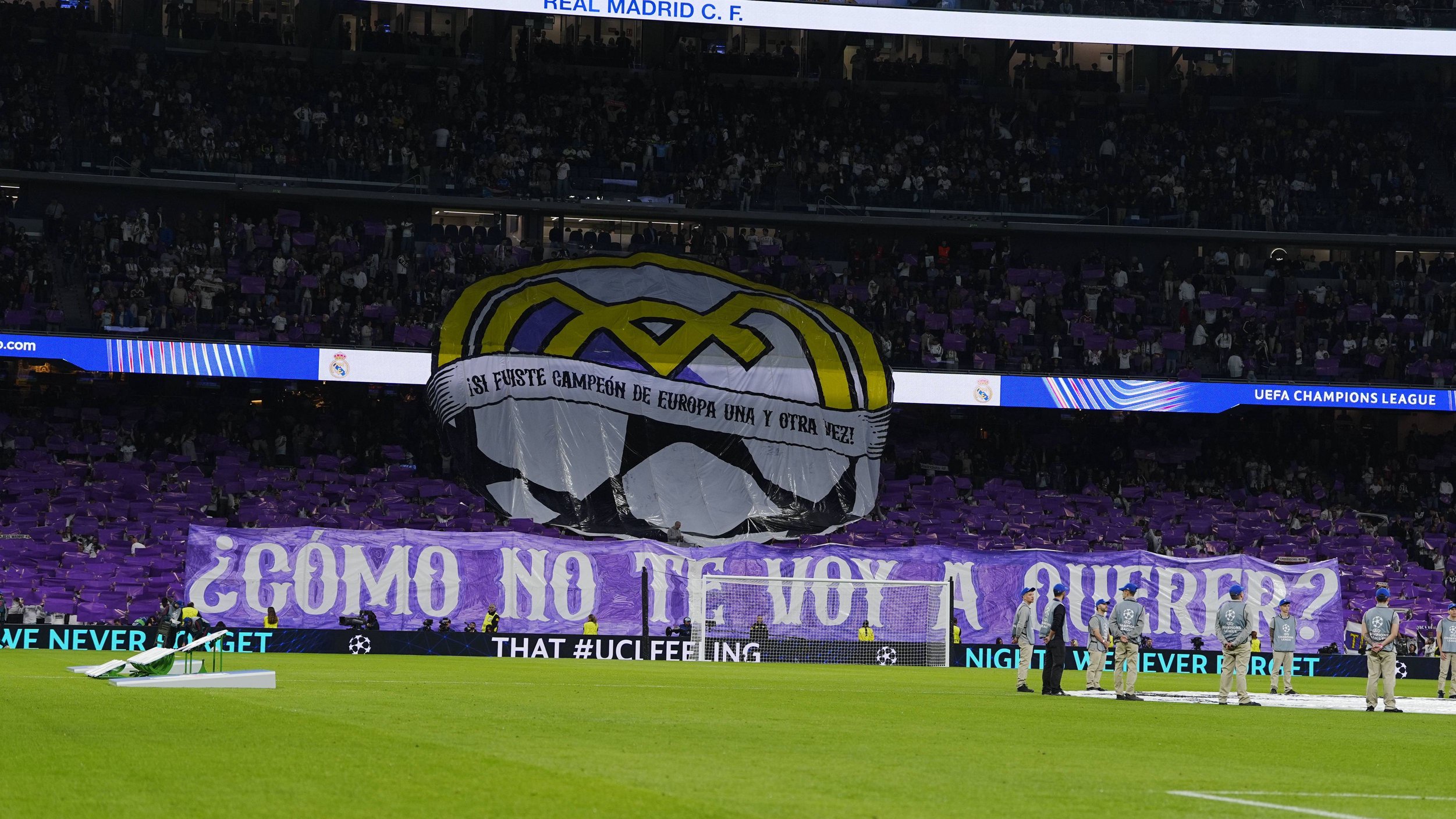 A fiery banner before the Clásico: Real Madrid fans take the "Negreira" dispute to Europe