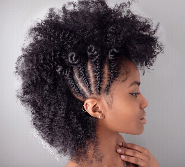 43 Cute Natural Hairstyles That Are Easy to Do at Home | Glamour