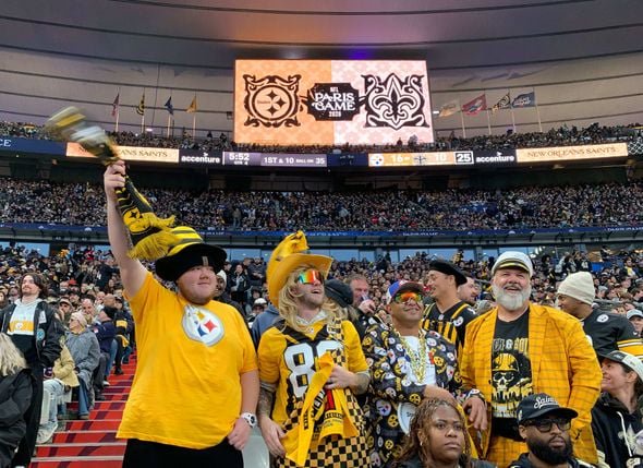 La joie des supporteurs des Steelers.
