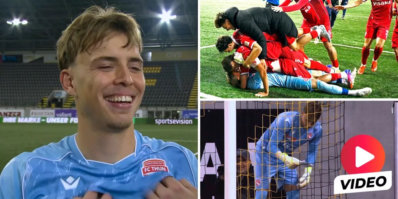 FC Thun gewinnt Penalty-Krimi gegen FC Schaffhausen - Spycher offenbart Listen-Trick