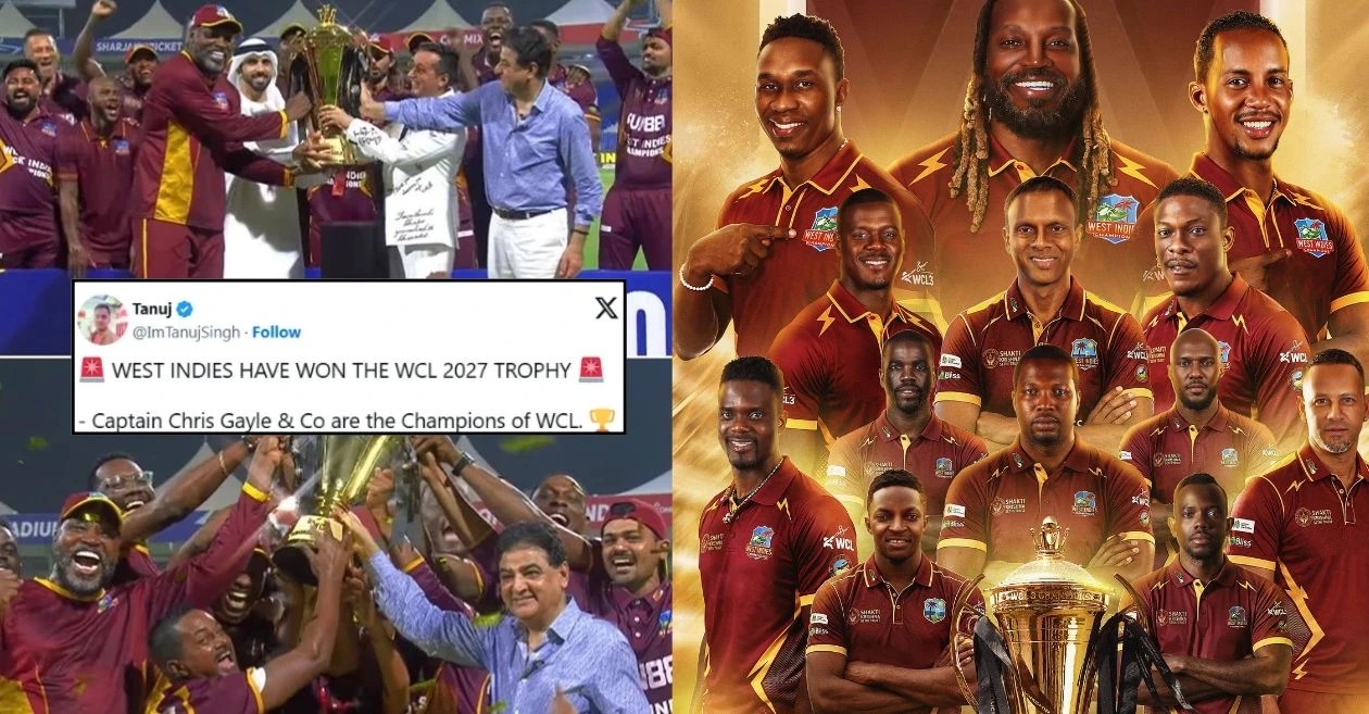 Fans erupt as clinical West Indies Champions thrash England Champions to win WCL 2026 title
