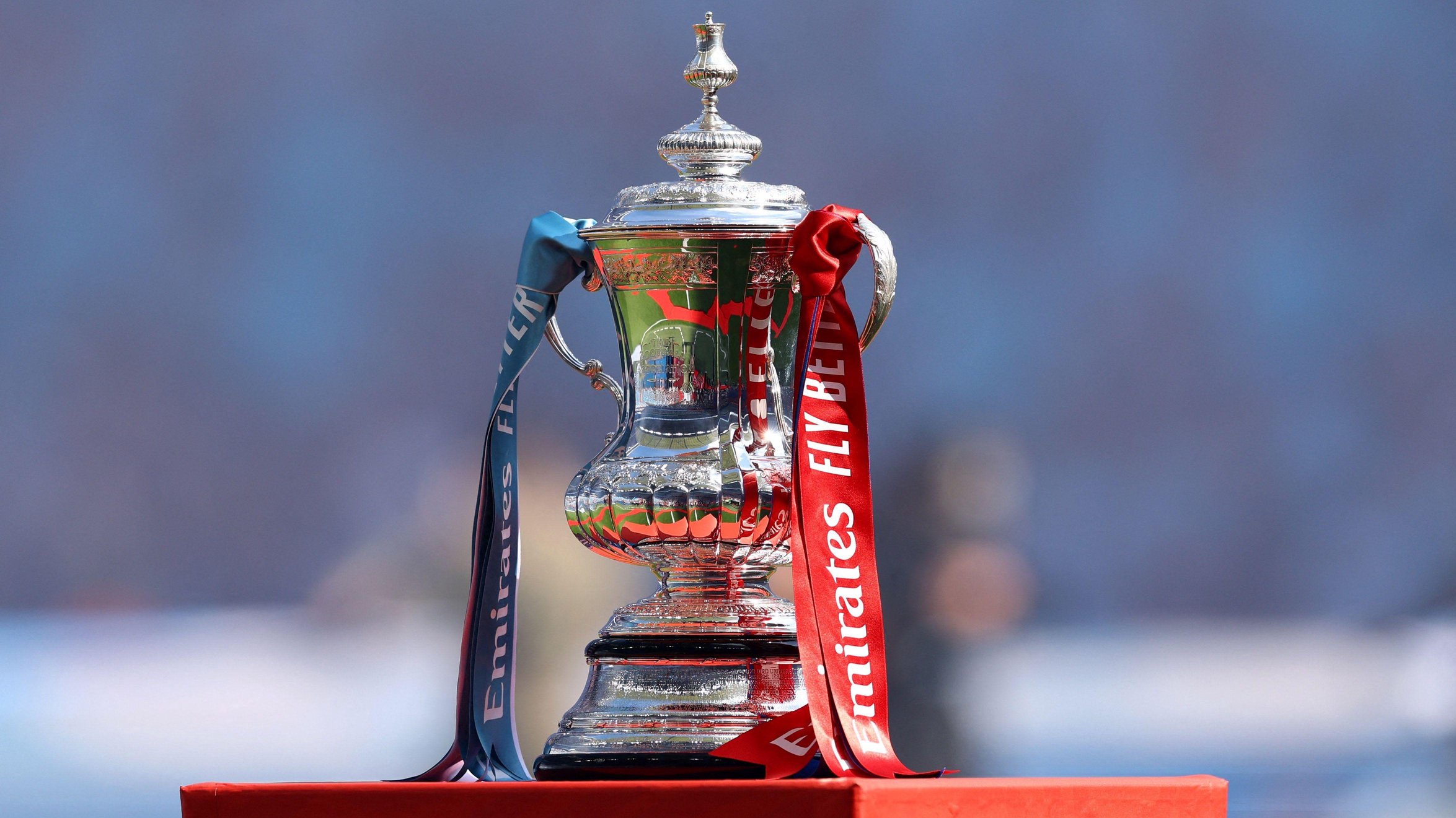 Leicester City celebrate winning the 2020-21 FA Cup