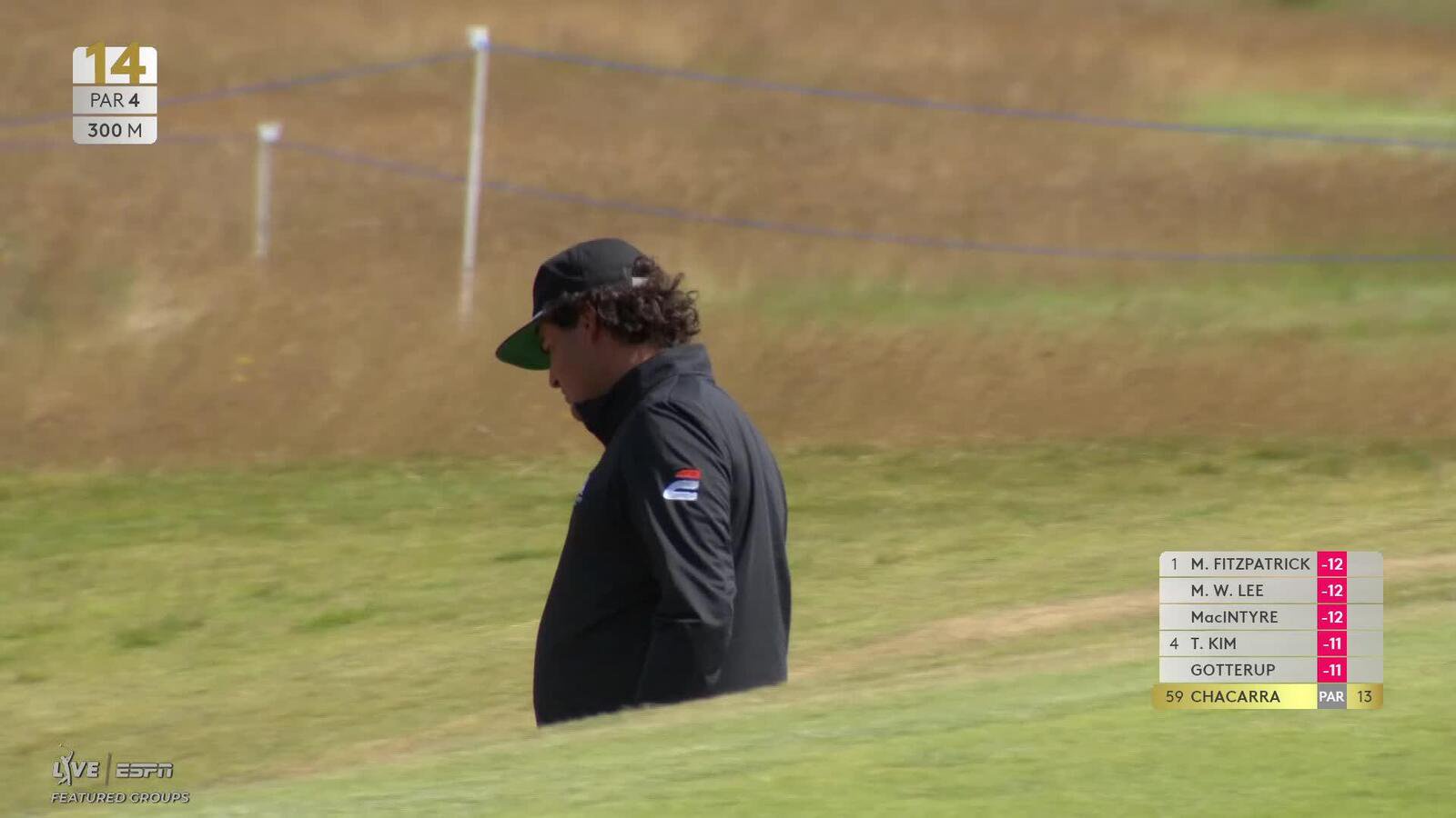Eugenio Lopez-Chacarra drains 6-foot putt for birdie on No. 14 at Genesis Scottish Open