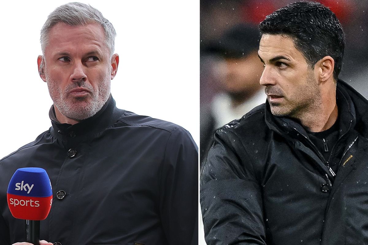Jamie Carragher has posed an intriguing Arsenal question to Mikel Arteta