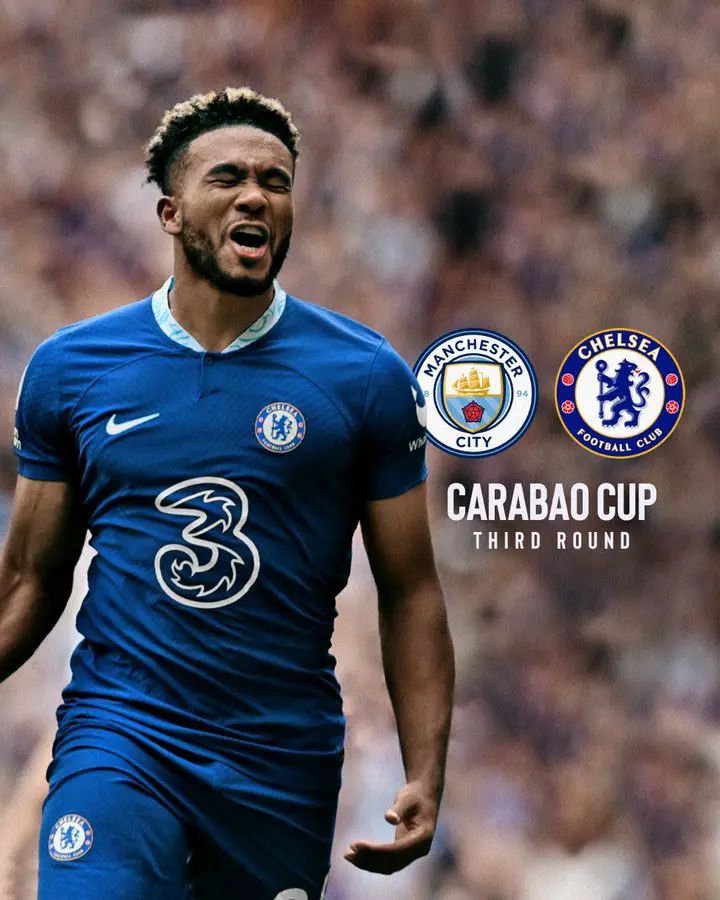 Chelsea to face Man City in Carabao Cup third round