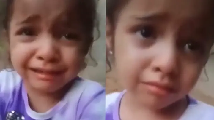 مشهد يدمي القلوب لـ طفلة ليبية تبكي على بلادها بعد إعصار دانيال الكارثي