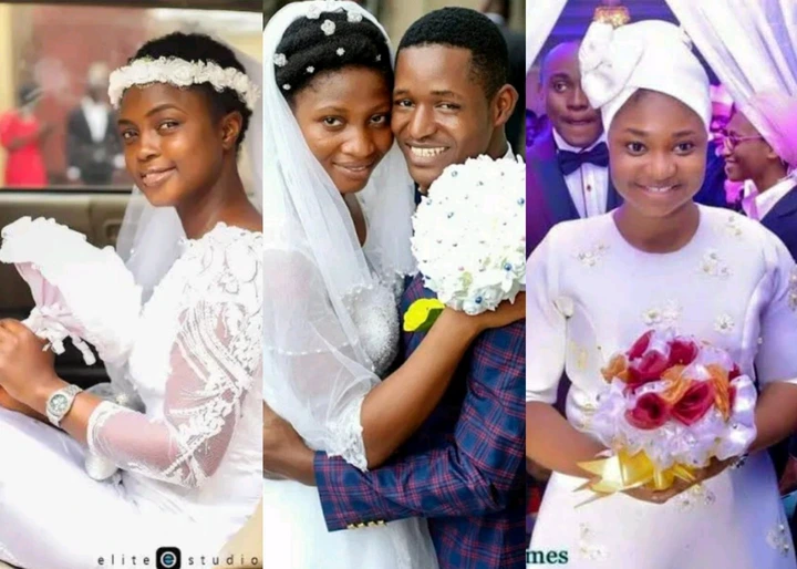 See Beautiful Photos Showing How Deeper Life Church Wedding Looks Like: No Make-Up, Wig, Earrings Or Necklace