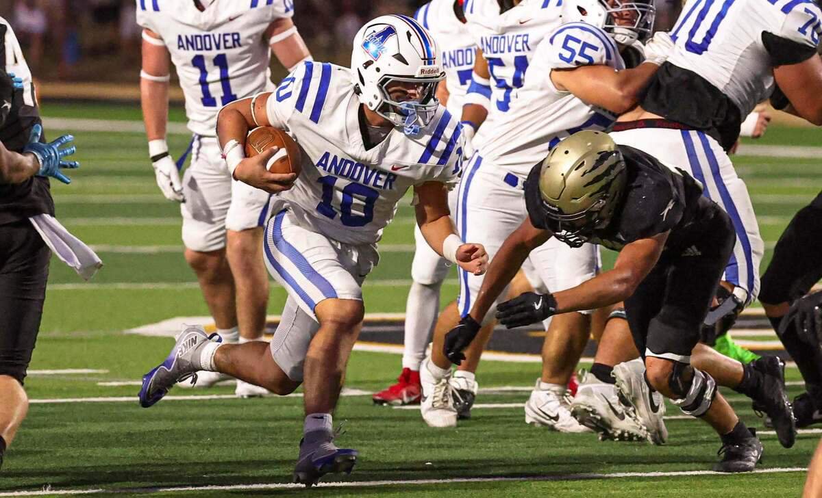 Andover senior running back Pete Vega has rushed for more than 1,000 yards for the second straight season, helping lead the Trojans to an undefeated 8-0 record and the No. 1 seed in the Class 5A West playoffs.
