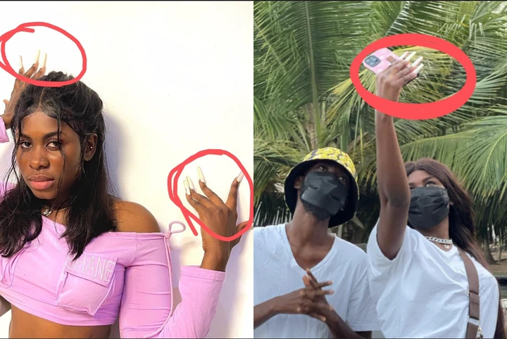 "With these nails how do you clean your private part"- Netizens Question yaa Jackson.