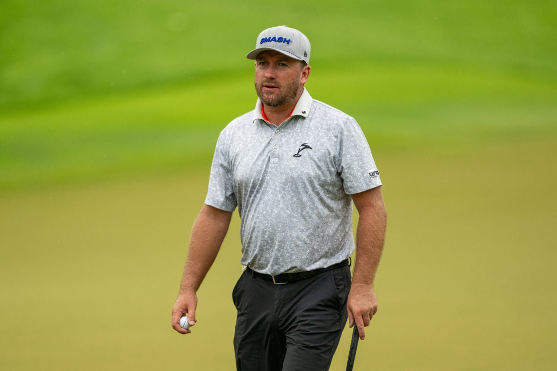 Graeme McDowell during day two of LIV Golf Singapore at Sentosa Golf Club in 2024