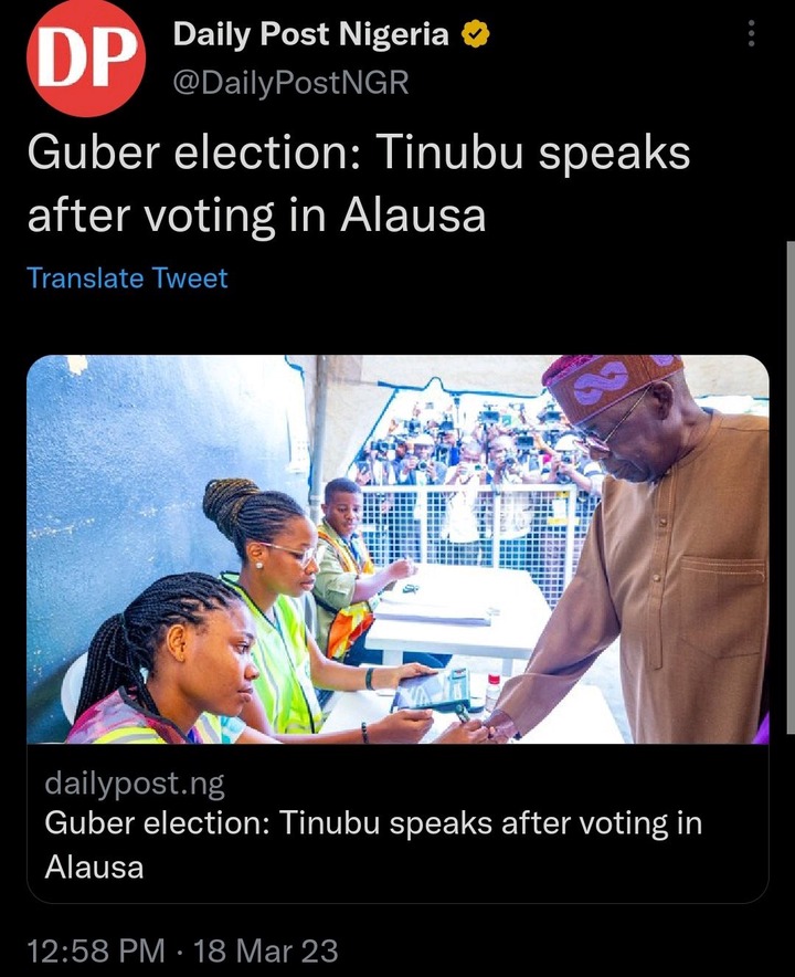 Today's Headlines: EFCC Arrests 20 For Vote Buying, Bola Ahmed Tinubu Speaks After Voting In Alausa
