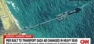 U.S. pier constructed off Gaza to transport aid has broken apart