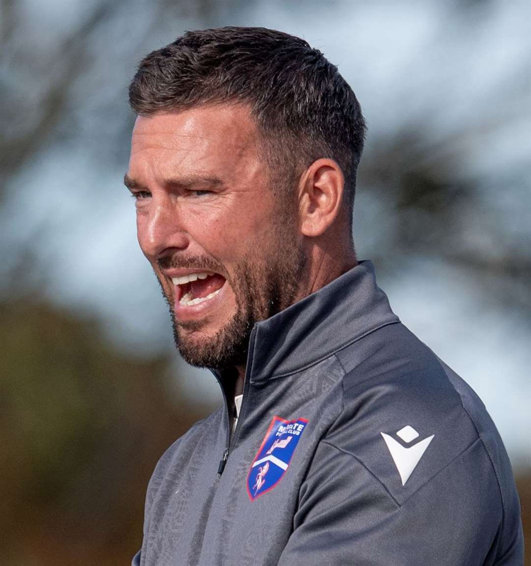 Margate manager Jamie Coyle - saw his side lose 5-0 at home to Merstham before bouncing back with a 2-1 midweek Isthmian South East success over Sheppey United. Picture: Cadan Boynton (@cadanboyntonphotography)