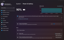 Power Options in Windows 11