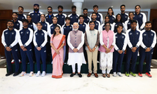 Prime Minister Modi interacts with India's Olympics-bound contingent before departure for Paris | Prime Minister Modi interacts with India's Olympics-bound contingent before departure for Paris