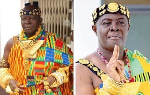 Otumfuo Osei Tutu II and Osagyefo Oseadeeyo Agyemang Badu II