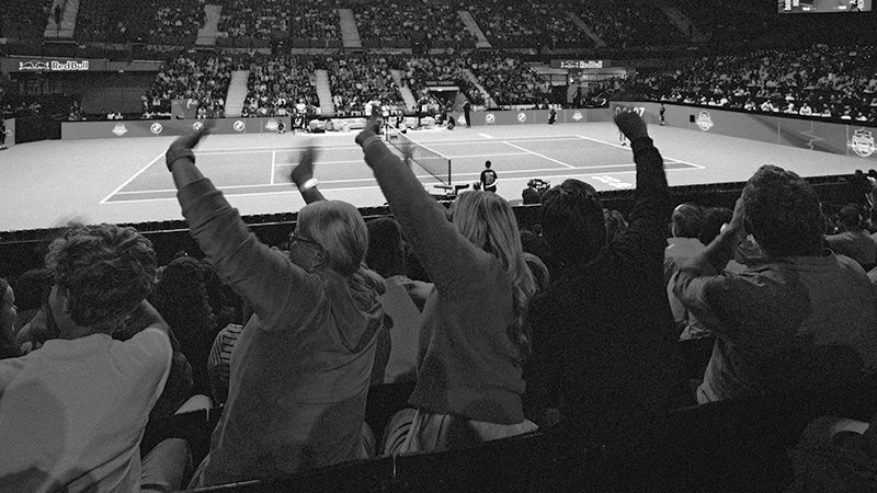Fans während des Erste Bank Open in Wien