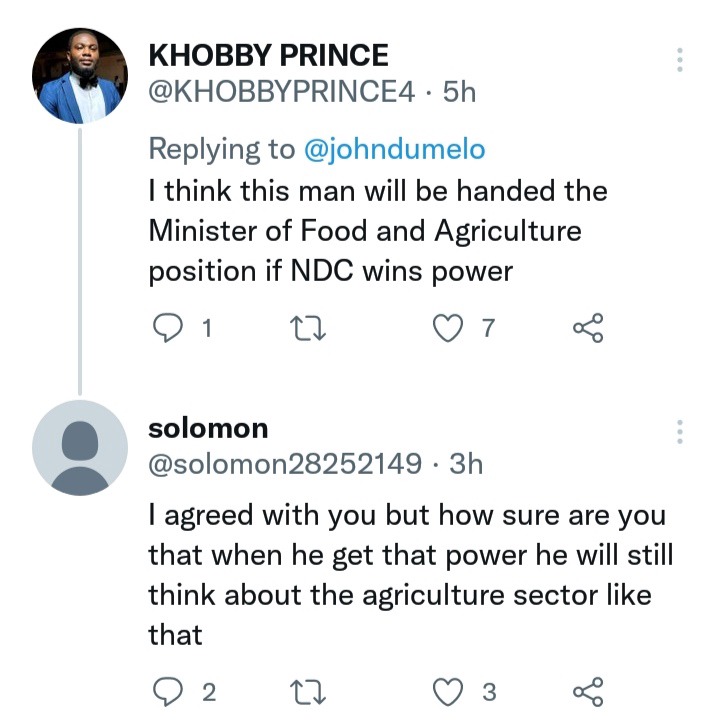 "John Dumelo Deserves To Be The Minister Of Agriculture" - Netizens React After This Post