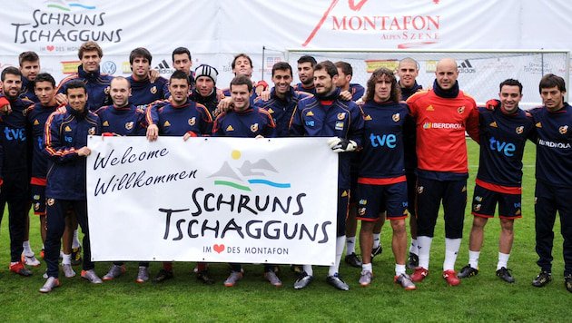 In Schruns/Tschagguns bereitete sich die spanische Nationalmannschaft erfolgreich auf ...