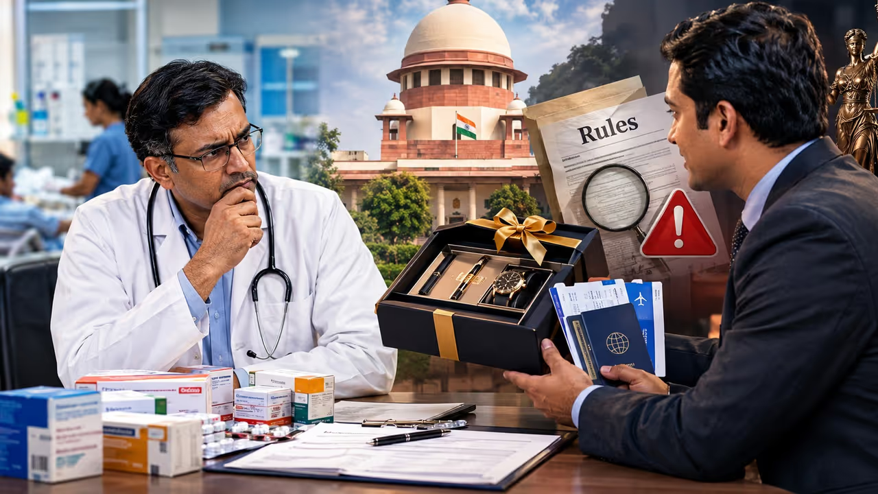 supreme court pharma companies doctors freebies gifts expert committee